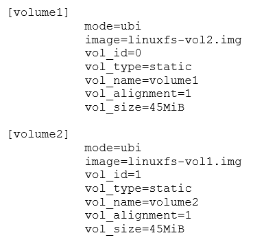 configuration file describing the device