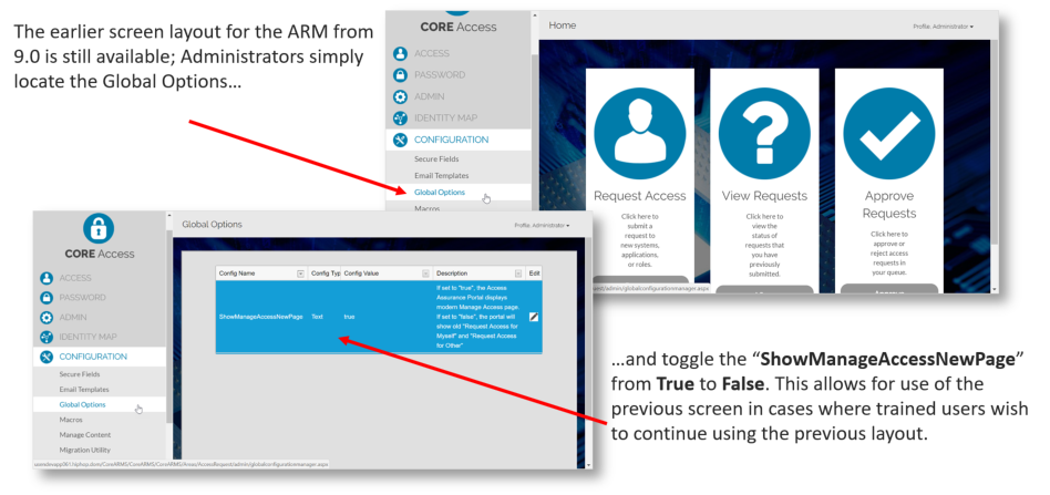 Manage Access” screen