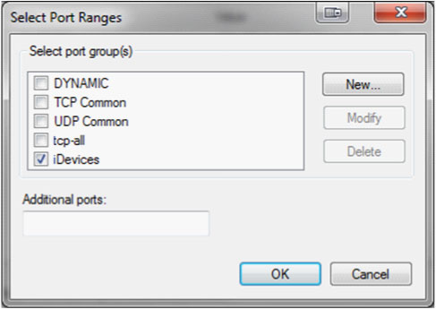 port ranges