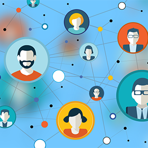 People icons connected