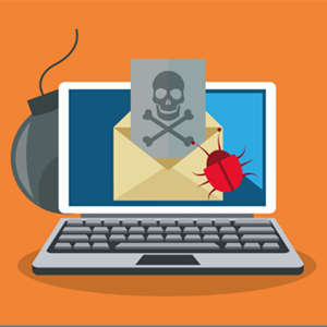 Computer with ransomware