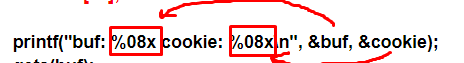 printf buf 08 cookie