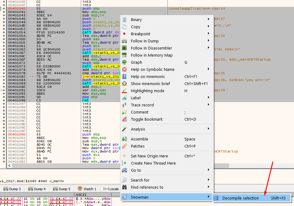 add snowman plugin to decompile