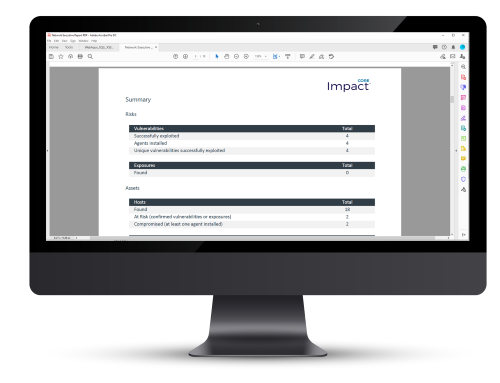 Executive Report for Network Pen Test