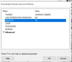 Enumerate domain account