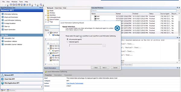 Core Impact Local Information Gathering RPT