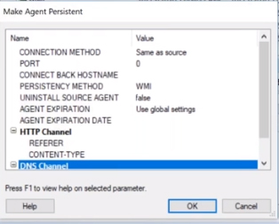 Core Impact Post Exploitation Persistent Agent Module