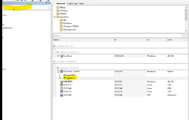 Select Get Process List, and drag it down onto agent1