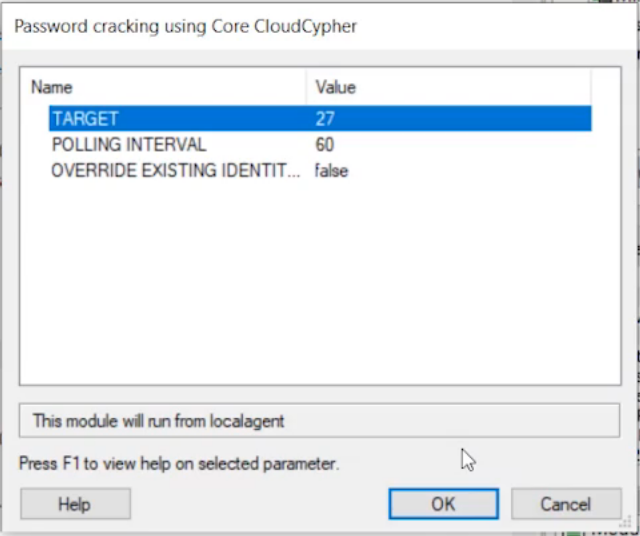 password cracking pop up