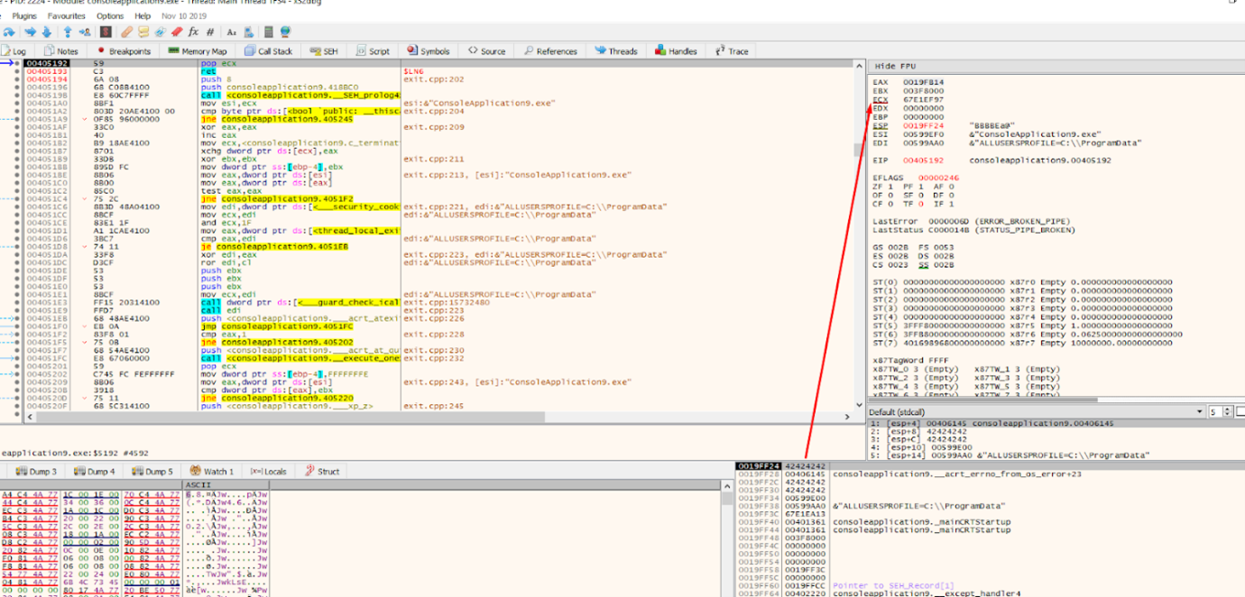 reversing_and_exploiting_with_free_tools_part_10_image_62_pop_ecx_ret