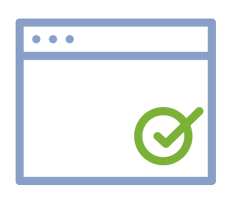 application checkmark icon