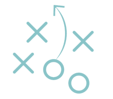 X and O diagram icon