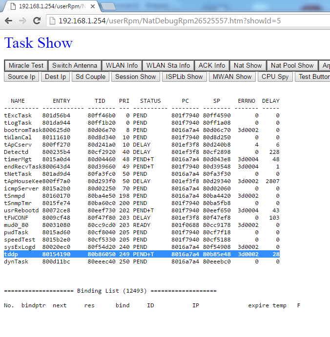 PC and SP registers in hidden web page